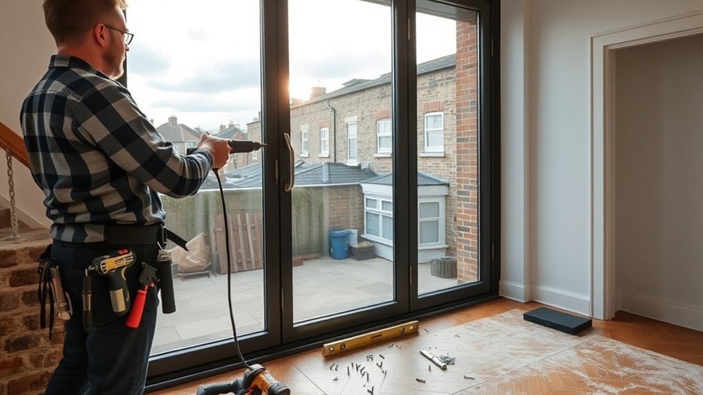 Aluminium Door Installation Soho