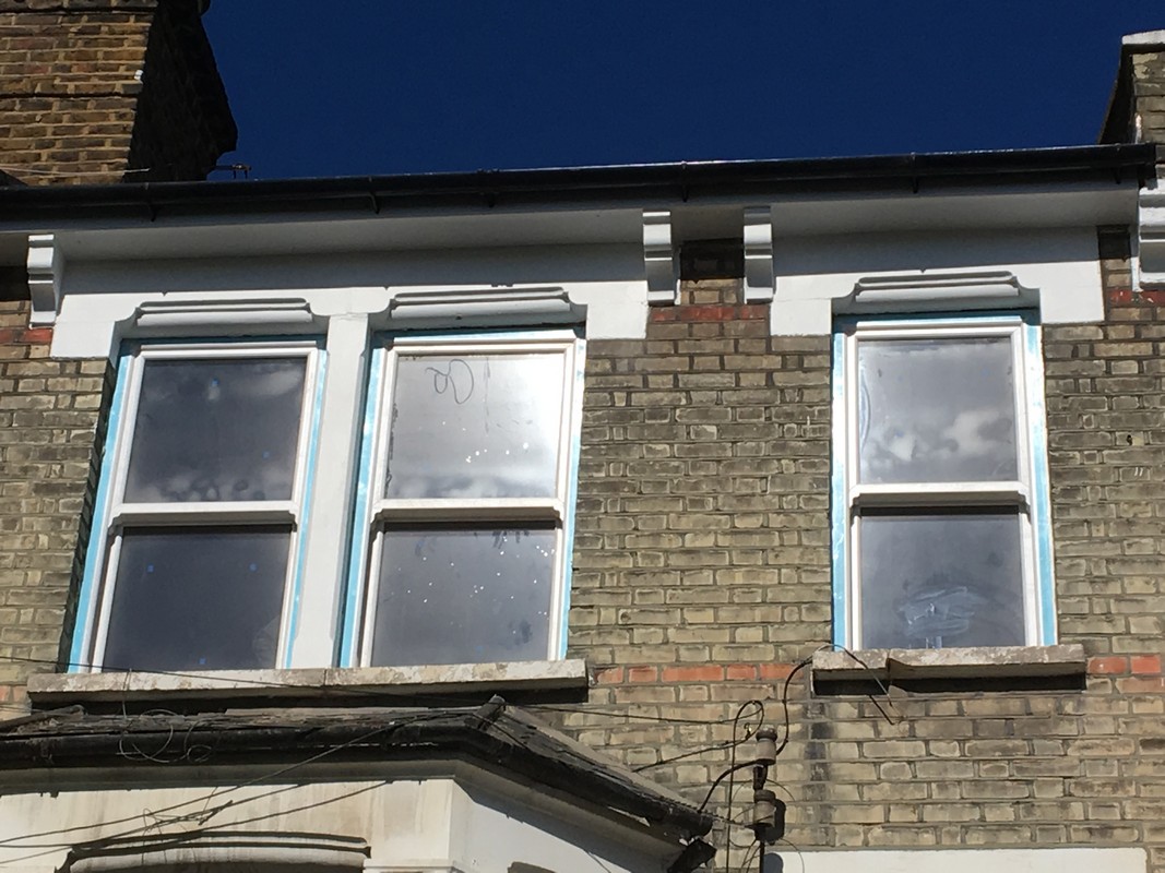 New uPVC sash windows fitted on Victorian terrace in Soho